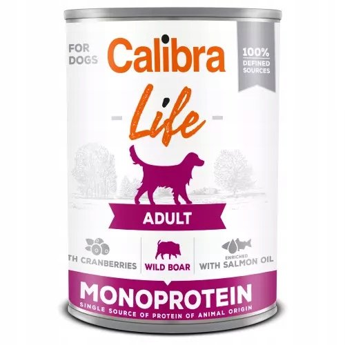 Calibra Life Adult Monoprotein Wild Boar 400G Calibra