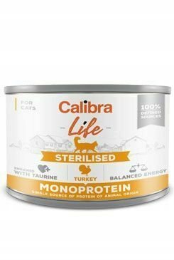 Calibra Life Cat Monoprotein Sensitive Turkey 200G Calibra