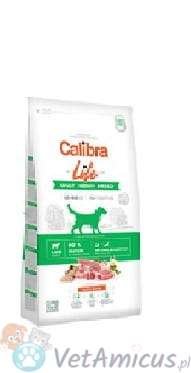 Calibra Life Dog Adult Medium Breed Lamb New 12kg - sucha karma dla psa Calibra