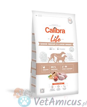 Calibra Life Dog Senior medium and large - chicken- 12 kg Calibra
