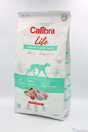 Calibra Life Junior Large Breed Chicken - sucha karma 2,5 kg Calibra