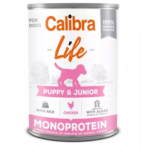 Calibra Life Puppy Monoprotein Chicken Rice 400 G Calibra