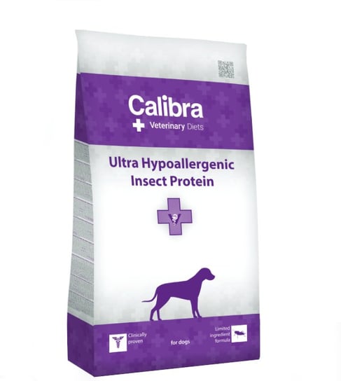 Calibra Veterinary Diets Dog Ultra Hypoallergenic Insect Protein 12kg Calibra