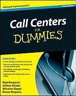 Call Centers For Dummies Bergevin Real, Kinder Afshan, Siegel Winston, Simpson Bruce