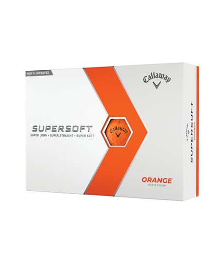 Callaway Piłki Golfowe SUPERSOFT Orange, 12 sztuk CALLAWAY GOLF