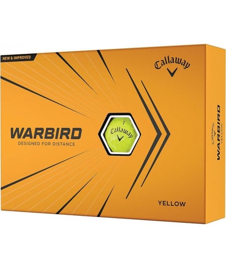 Callaway Piłki Golfowe Warbird Yellow 2021, 12 sztuk CALLAWAY GOLF