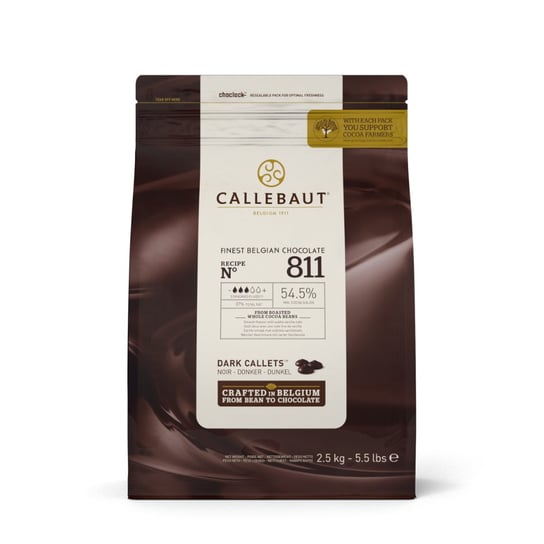Callebaut Czekolada Ciemna Belgijska 811Nv 54,5% 2,5 Kg Inna marka