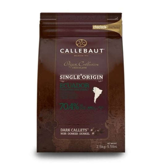 Callebaut Czekolada Ciemna Origin Ecuador 70,4% 2,5 Kg Inna marka