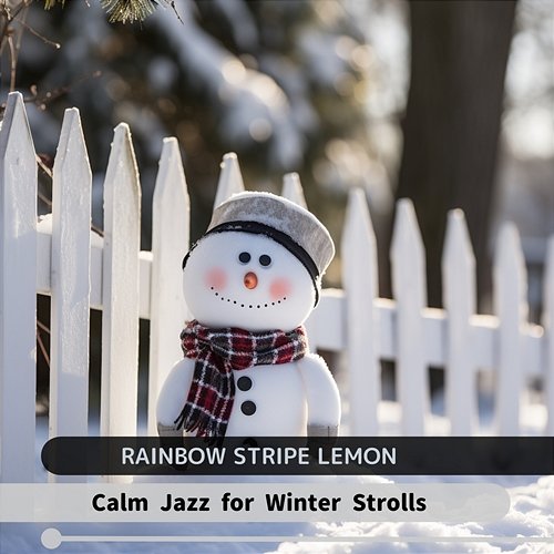 Calm Jazz for Winter Strolls Rainbow Stripe Lemon