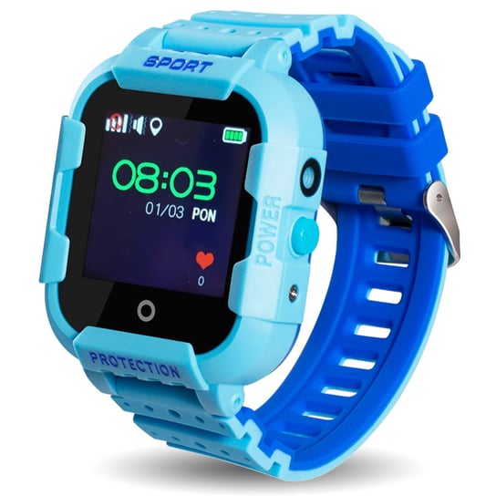 CALMEAN Sport, Smartwatch dla dzieci, niebieski CALMEAN