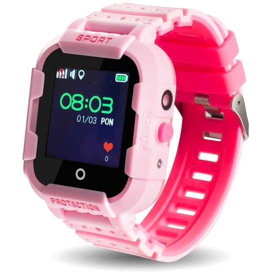 CALMEAN Sport, Smartwatch dla dzieci, różowy CALMEAN