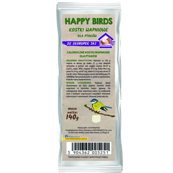Całoroczne Kostki Wapniowe Dla Ptaków 140G Happy Birds MELVIT S.A.