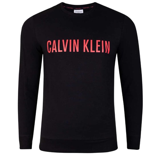 Calvin Klein Bluza Męska Cienka L/S Sweatshirt Black 000Nm1960E Xy8 L Calvin Klein