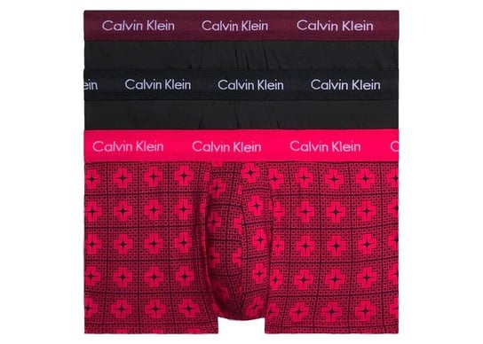 Calvin Klein Bokserki 000NB3055A M Low Ries Trunk 3PK Calvin Klein