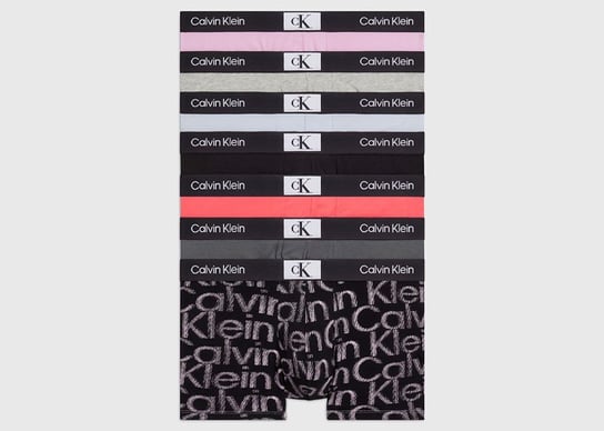 Calvin Klein Bokserki 000Nb3582A M Trunk 7Pk Calvin Klein