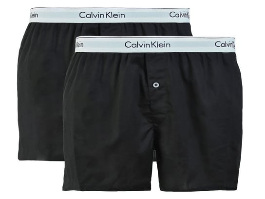 Calvin Klein, Bokserki męskie 2-Pack, czarne, rozmiar S Calvin Klein