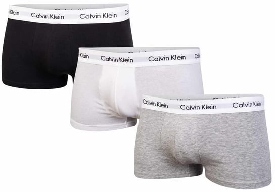 Calvin Klein Bokserki Męskie Low Rise Trunk 3 Pak U2664G 998 - Rozmiar: Xl Calvin Klein Underwear