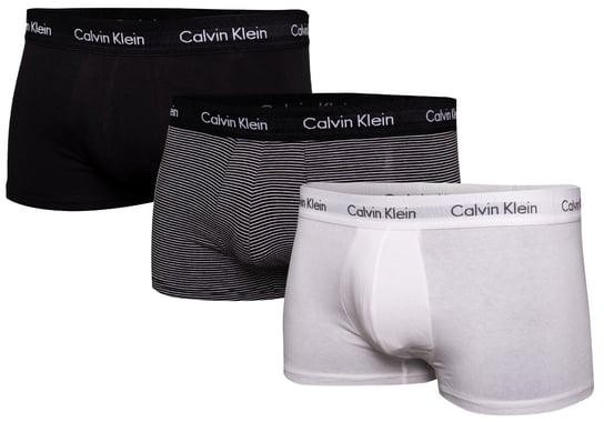 Calvin Klein Bokserki Męskie Low Rise Trunk 3 Pak U2664G Iot - Rozmiar: S Calvin Klein Underwear