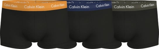 CALVIN KLEIN BOKSERKI MĘSKIE LOW RISE TRUNK 3PK BLACK 0000U2664G 1TU L Calvin Klein