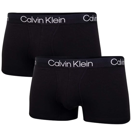 CALVIN KLEIN BOKSERKI MĘSKIE TRUNK 3 PARY BLACK 000NB2970A 7V1 - Rozmiar: L Calvin Klein