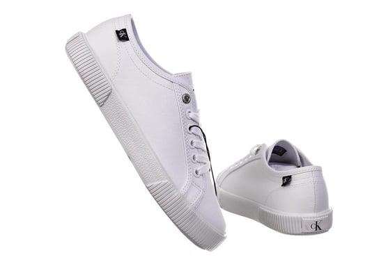 Calvin  Klein Buty Damskie Vulcanized Sneaker Laceup Co White Yw0Yw00123 Yaf 36 Calvin Klein