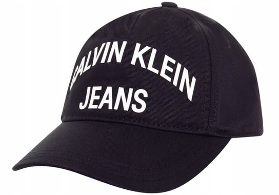 CALVIN KLEIN CZAPKA DZIECIĘCA Z DASZKIEM J ROUNDED BRANDING BASEBALL CAP BLACK C20C200037 016 Calvin Klein