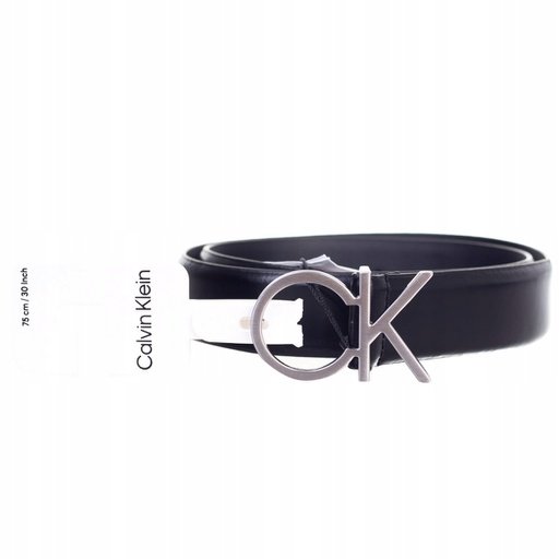 CALVIN KLEIN DAMSKI PASEK DO SPODNI RE-LOCK CK LOGO BELT CZARNY r.90 Calvin Klein