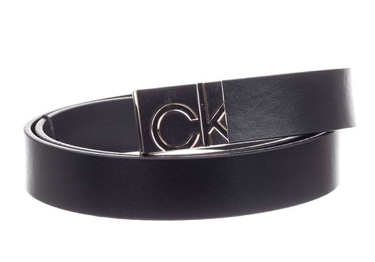 Calvin  Klein Damski Pasek Do Spodni Square Plaque Buckle Belt 25Mm Black K60K607657 Bax 85 Calvin Klein