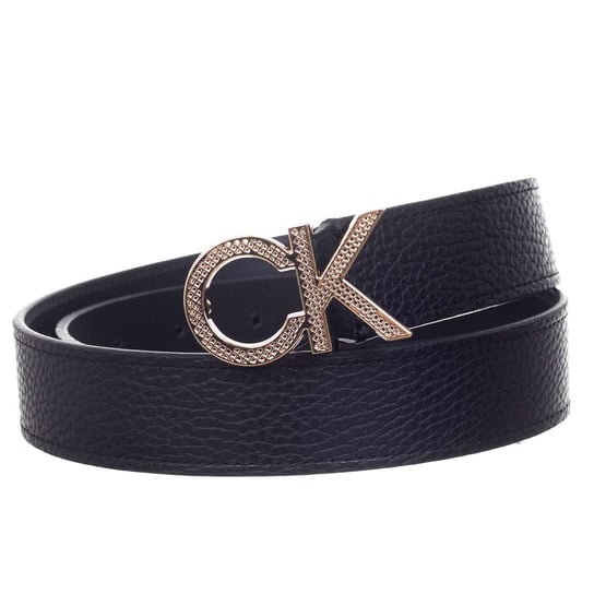 Calvin Klein Damski Pasek Re-Lock Mesh Ck 3Cm Belt Black K60K609178 Bax 75 Calvin Klein