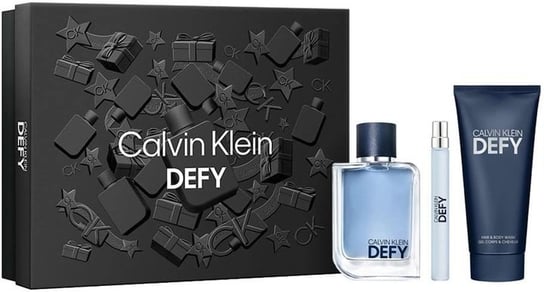 Calvin Klein, Defy, zestaw prezentowy perfum, 3 szt. Calvin Klein