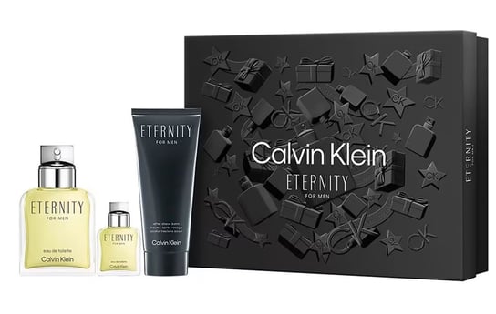 Calvin Klein, Eternity Men, zestaw prezentowy perfum, 3 szt. Calvin Klein