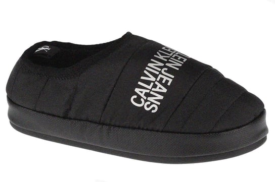 Calvin Klein Home Shoe Slipper W Warm Lining YW0YW00412-BEH, damskie kapcie czarne Calvin Klein
