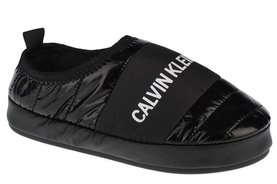 Calvin Klein Home Shoe Slipper YW0YW00479-BEH, damskie kapcie czarne Calvin Klein