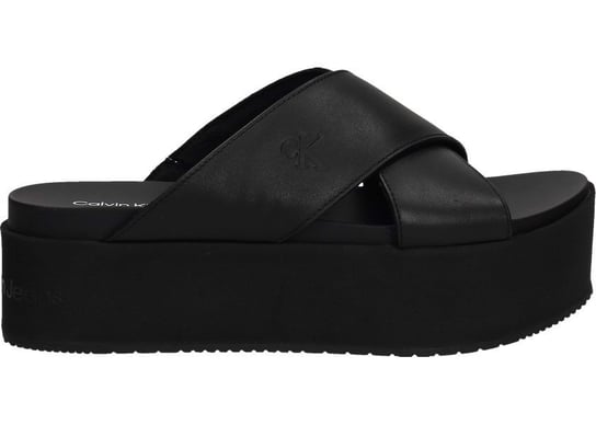 Calvin Klein Jeans Klapki YW0YW01349 39 Flatform Cross Mg Uc Calvin Klein