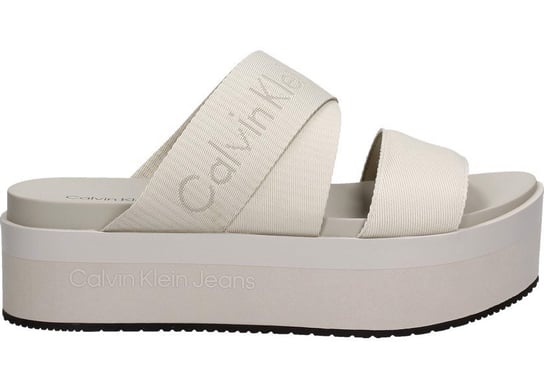 Calvin Klein Jeans Klapki YW0YW01361 40 Flatform Sandal Webbing In Mr Calvin Klein