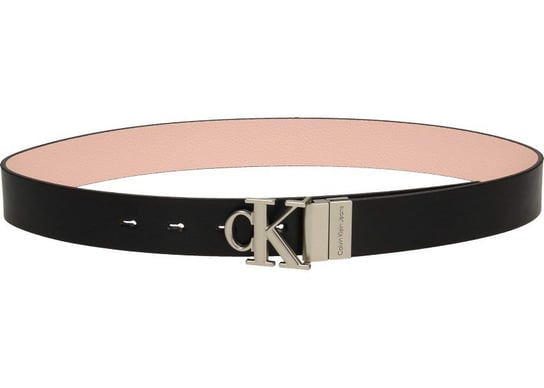 Calvin Klein Jeans Pasek K60K610111 85cm Round Mono Plaque Rev Belt 30M Calvin Klein