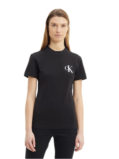 Calvin Klein Koszulka Damska T-Shirt Ck Institutional Tee Black J20J220478 Beh Xs Calvin Klein