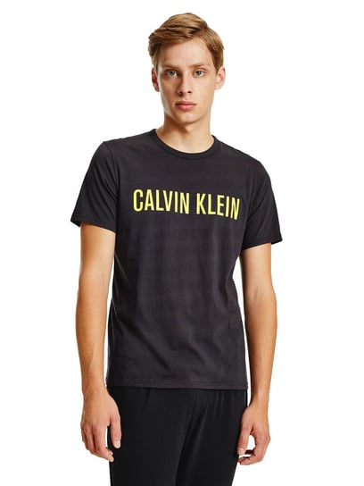 Calvin Klein Koszulka Męska T-Shirt S/S Crew Neck Black 000Nm1959E W10 S Calvin Klein