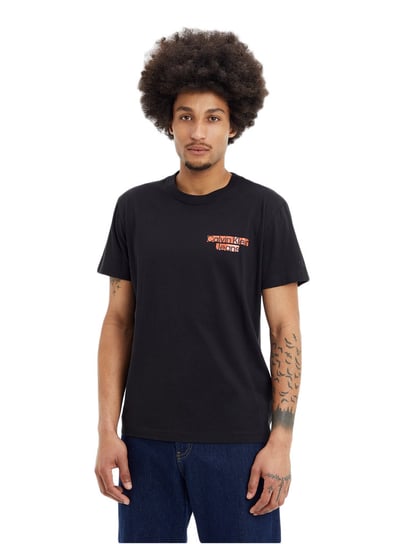 Calvin Klein Koszulka Męska T-Shirt Seasonal Blocked Logo Black J30J321772 Beh L Calvin Klein