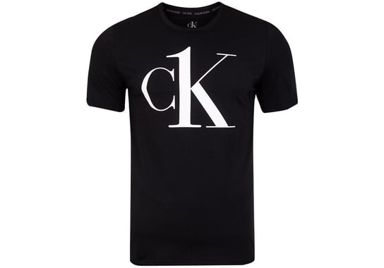 CALVIN  KLEIN KOSZULKA T-SHIRT MĘSKI S/S CREW NECK BLACK 000NM1903E 3WX - Rozmiar: L Calvin Klein