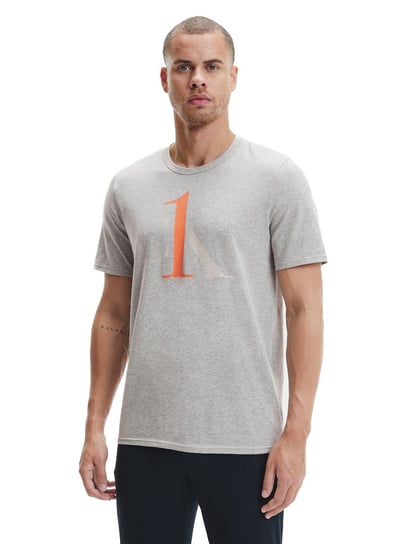 Calvin Klein Koszulka T-Shirt Męski S/S Crew Neck Gray 000Nm1903E 1Ym L Calvin Klein