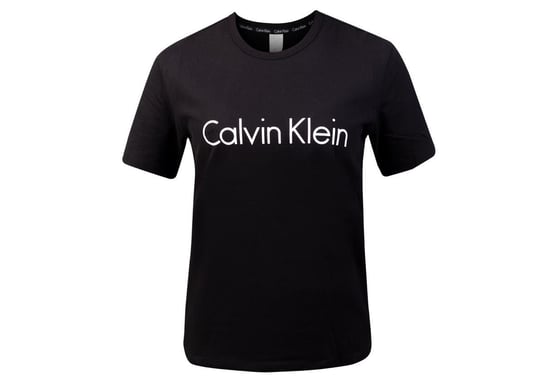 CALVIN  KLEIN KOSZULKA T-SHIRT SS NECK CREW BLACK QS6105E 001 - Rozmiar: M Calvin Klein