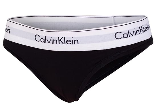 CALVIN  KLEIN MAJTKI BIKINI DAMSKIE BLACK F3787E 001 - Rozmiar: L Calvin Klein