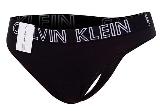 Calvin  Klein Majtki Damskie Stringi Thong Black 000Qd3636E 001 L Calvin Klein