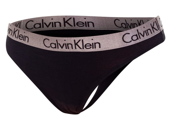 Calvin  Klein Majtki Stringi Damskie Thong Black 000Qd3539E 001 - Rozmiar: S Calvin Klein Underwear