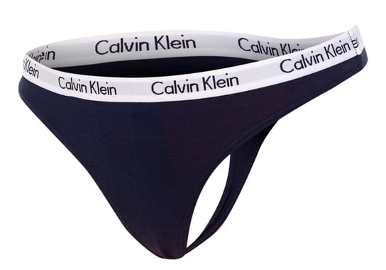 Calvin  Klein Majtki Stringi Damskie Thong Navy D1617A 0Pp - Rozmiar: Xs Calvin Klein Underwear