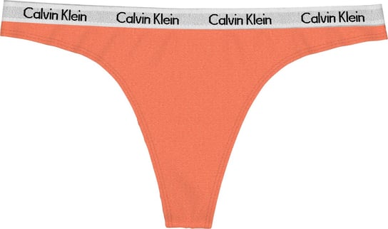 CALVIN KLEIN MAJTKI STRINGI DAMSKIE THONG ORANGE 0000D1617E XMT XS Calvin Klein
