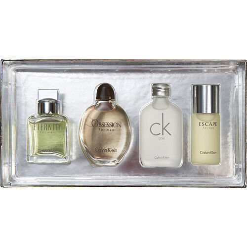 Calvin Klein Men, Mini zestaw perfum, 4 szt. Calvin Klein