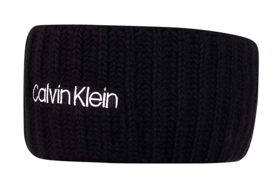 CALVIN KLEIN OPASKA NA GŁOWĘ OVERSIZED KNIT HEADBAND BLACK K60K608648 BAX Calvin Klein