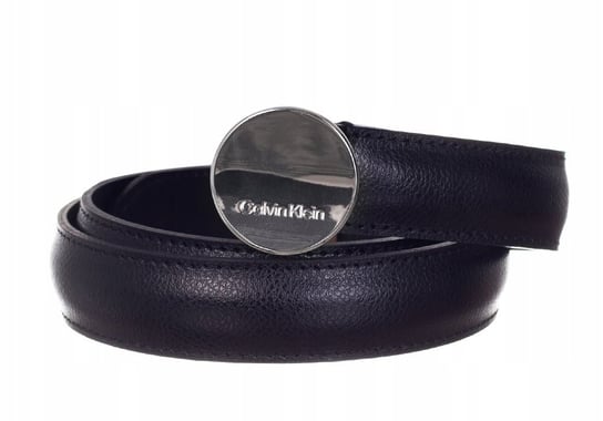 Calvin  Klein Pasek Damski Ck Luxe Belt 25Mm Black K60K608480 Bax 100 Calvin Klein